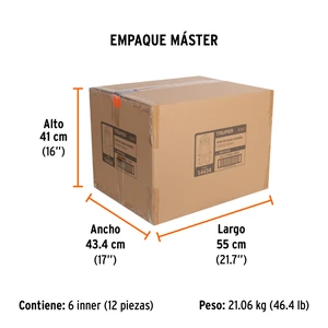 Arnés de cuerpo completo con 5 anillos, ANSI, Truper