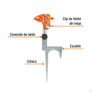 Truper Aspersor metálico 14
