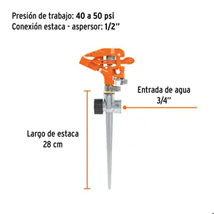 Aspersor metálico 11