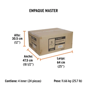 Aspersor base metálica, con aspas de aluminio, Truper