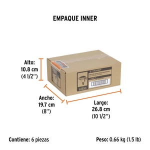 Aspersor plástico cabeza sola, Truper