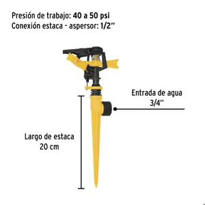 Aspersor plástico 11