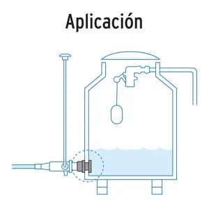 Brida de polipropileno para Tinaco, 1-1/2