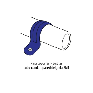 Bolsa con 10 abrazaderas 1/2