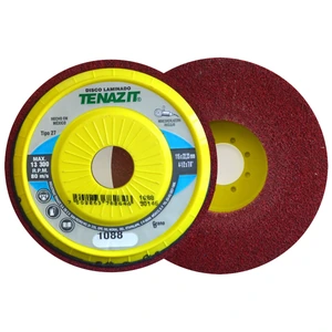 Rueda unix con respaldo de plástico densidad 7 de 115 x 22.23 mm