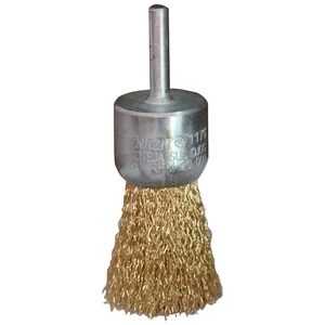 AUSTROMEX-1176 / 1176 Cepillo tipo brocha de ondulado con vástago de 30 x 0.30 x 6.4 mm para limpieza de superficies metálicas y remoción de soldadura, barniz, plástico y cualquier imperfección