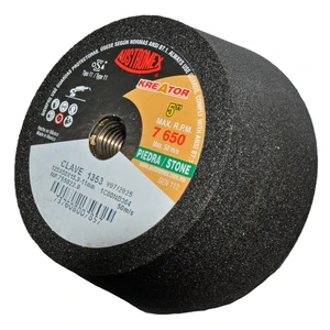 Copa abrasiva de 125 x 50 x 15.9-11 mm para desbaste, pulido y acabado fino