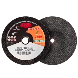 Copa abrasiva de 125 x 50 x M14-2 mm para desbaste, pulido y acabado medio