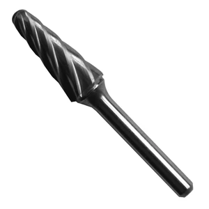 Lima rotativa, tipo SL-4AC, de 12.7 x 30 x 6.4 mm, para desbaste de aluminio, plástico, hule y otros metales no ferrosos como cobre, bronce y latón