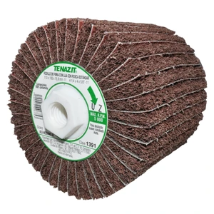 AUSTROMEX-1391 / 1391 Rodillo de fibra combinado con fibra grano medio y óxido de aluminio gano 80 de 110 x 100 x 15.9-11 mm