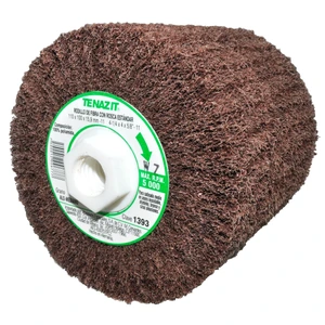 AUSTROMEX-1393 / 1393 Rodillo de fibra de óxido de aluminio medio de 110 x 100 x 15.9-11 mm