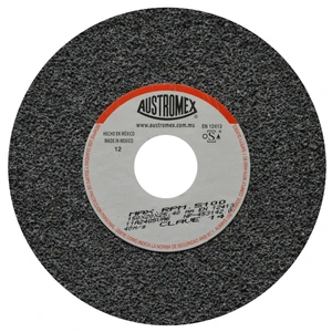 AUSTROMEX-14 / 14 Rueda Abrasiva para esmerilar todo tipo de acero, hierro forjado de 150 x 20 x 25.40 mm