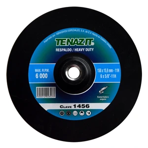 AUSTROMEX-1456 / 1456 Respaldo rígido ULTRAGRIP de 150 x 15.9-11 mm para montar discos de lija autoadherible.