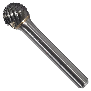 Lima rotativa de carburo de 12 x 10 x 6.4 mm para desbaste de madera.