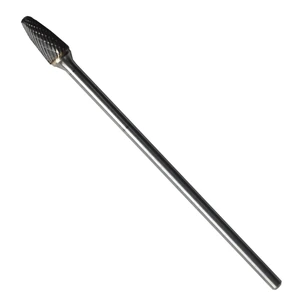 Lima rotativa, tipo SF-5/L6, de 12.7 x 25 x 6.4 mm, para desbaste pesado de materiales como acero al carbón, acero inoxidable, soldadura y fundición