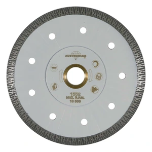 AUSTROMEX-1552 / 1552 Disco de diamante de 125 x 1.3 x 22.2 mm para corte de cerámica súper densa