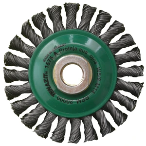 AUSTROMEX-1575 / 1575 Cepillo circular trenzado de 100 x 0.508 x MR mm para limpieza de superficies metálicas y remoción de soldadura, pintura, corrosión, fundición y cualquier adherencia