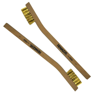 AUSTROMEX-1586 / 1586 Cepillo manual de 197 x 11 mm para limpieza manual de superficies metálicas y remoción de soldadura, corrosión, fundición, plástico y cualquier adherencia