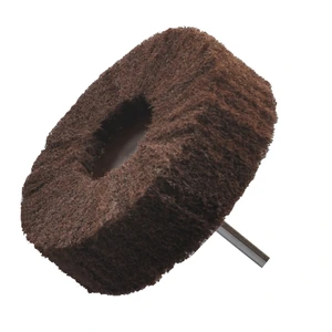 Rueda de fibra con vástago grano de oxido de aluminio, grano