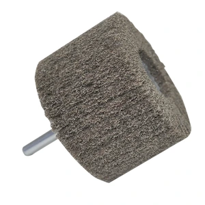 Rueda de fibra con vástago grano de oxido de aluminio, grano medio de 75 x 50 x 6.4 mm