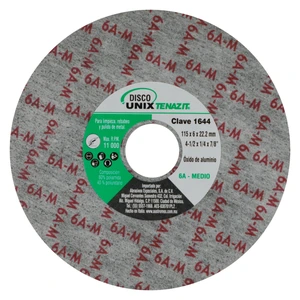 Disco unix de óxido de aluminio grano medio de