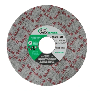Disco unix de óxido de aluminio grano medio de