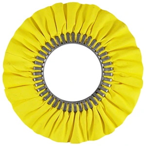 Rueda de tela tratada de para pulido.