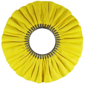 Rueda de tela tratada de 457 x 127 mm para pulido.