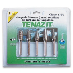 Juego de limas de carburo de tungsteno para desbarbado y desbaste de soldadura, fundiciones, acero inoxidable, etc.
