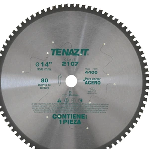 AUSTROMEX-2107 / 2107 Sierra para corte de acero de 350 x 2.2 x 25.4 mm