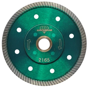 AUSTROMEX-2165 / 2165 Disco de diamante de 115 x 1 x 22.2 mm para corte en seco de granito y otras piedras duras