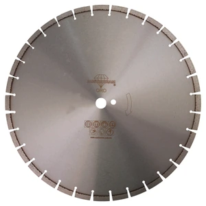 AUSTROMEX-2178 / 2178 Disco de diamante de 500 x 3.6 x 25.4 mm para corte de ladrillo refractario y otros materiales pétreos duros