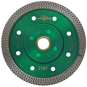 Disco de diamante de 115 x 1.2 x 22.2 mm para cortes horizontales y verticales de granito, pórfido, recinto, mármol, loseta cerámica y concreto