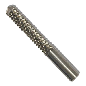 AUSTROMEX-2288 / 2288 Router de carburo de tungsteno, de 6.4 x 25, para desbaste de fibra de vidrio, acrílico, PVC, PET, polietileno de baja y alta densidad y materiales compuestos de ingeniería