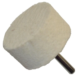 AUSTROMEX-2295 / 2295 Punta montada de felpa de 50 x 25 x 6.4 mm para pulido de metales