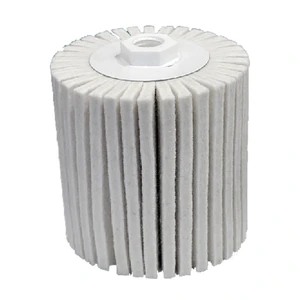 AUSTROMEX-2308 / 2308 Rodillo flap de felpa densidad 5 de 100 x 100 x 15.9-11 mm