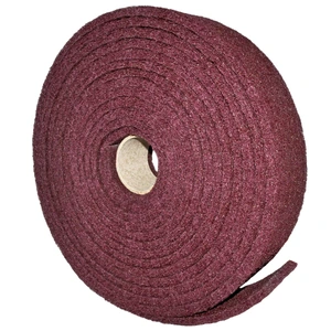 Rollo de fibra de 100 x 10,000 m de óxido de aluminio - grano medio para dar acabado.