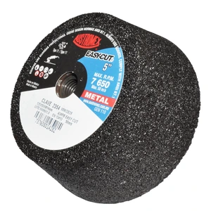 AUSTROMEX-2354 / 2354 Copa abrasiva para desbaste de metal y biselado de placas de acero de 125 x 50 x M14-2 mm