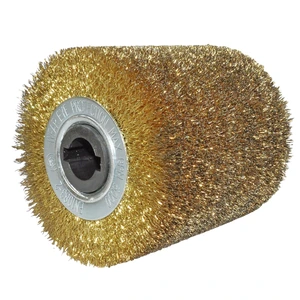 AUSTROMEX-2380 / 2380 Cepillo de acero latonado de 100 x 100 x 19.1 mm
