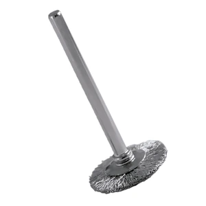 AUSTROMEX-2383 / 2383 Cepillo con vástago de 19 x 0.10 x 3.17 mm para limpieza y remoción de soldadura, barniz, plástico y cualquier imperfección, así como rebabeo y pulido de pequeñas superficies metálicas