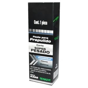 Pasta para prepulido de acero inoxidable, titanio y metales