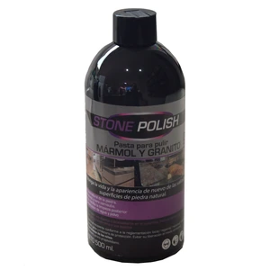 Liquido abrillantador de cualquier superficie de mármol, granito o cualquier otra piedra natural en botella de 500 ml
