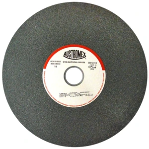 AUSTROMEX-252 / 252 Rueda Abrasiva para esmerilar y afilar herramientas de corte de carburo de tungsteno y cementados de 300 x 40 x 31.75 mm