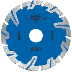 Disco de diamante de para corte de materiales de construcción en general como concreto, ladrillo, mármol y otras piedras naturales, excepto granito y cantera