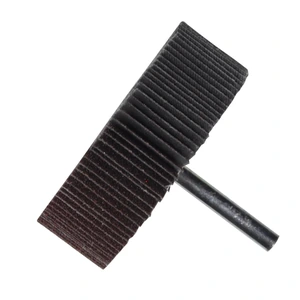 AUSTROMEX-2622 / 2622 Rueda flap con vástago de óxido de aluminio, grano 120, de 80 x 25 x 6.4 mm