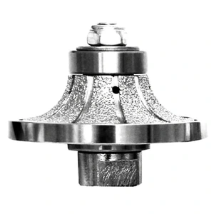 Rueda perfiladora de diamante de 75 x 20 x 15.9-11 mm para perlado de mármol y granito