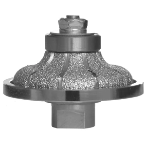 Rueda perfiladora de diamante de 75 x 20 x 15.9-11 mm para perlado de mármol y granito