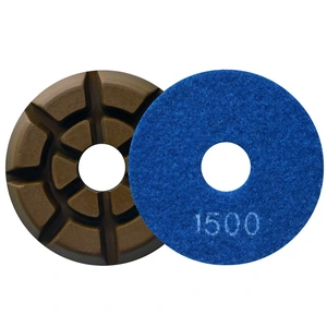 AUSTROMEX-2725 / 2725 Pad de diamante de 80 x 10 mm para pulido de pisos de concreto