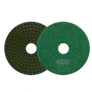 Pad de diamante de 100 mm para pulido en húmedo de superficies de granito, mármol y terrazo