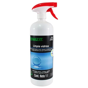 Producto ecológico para limpieza de vidrios sin utilizar agua.